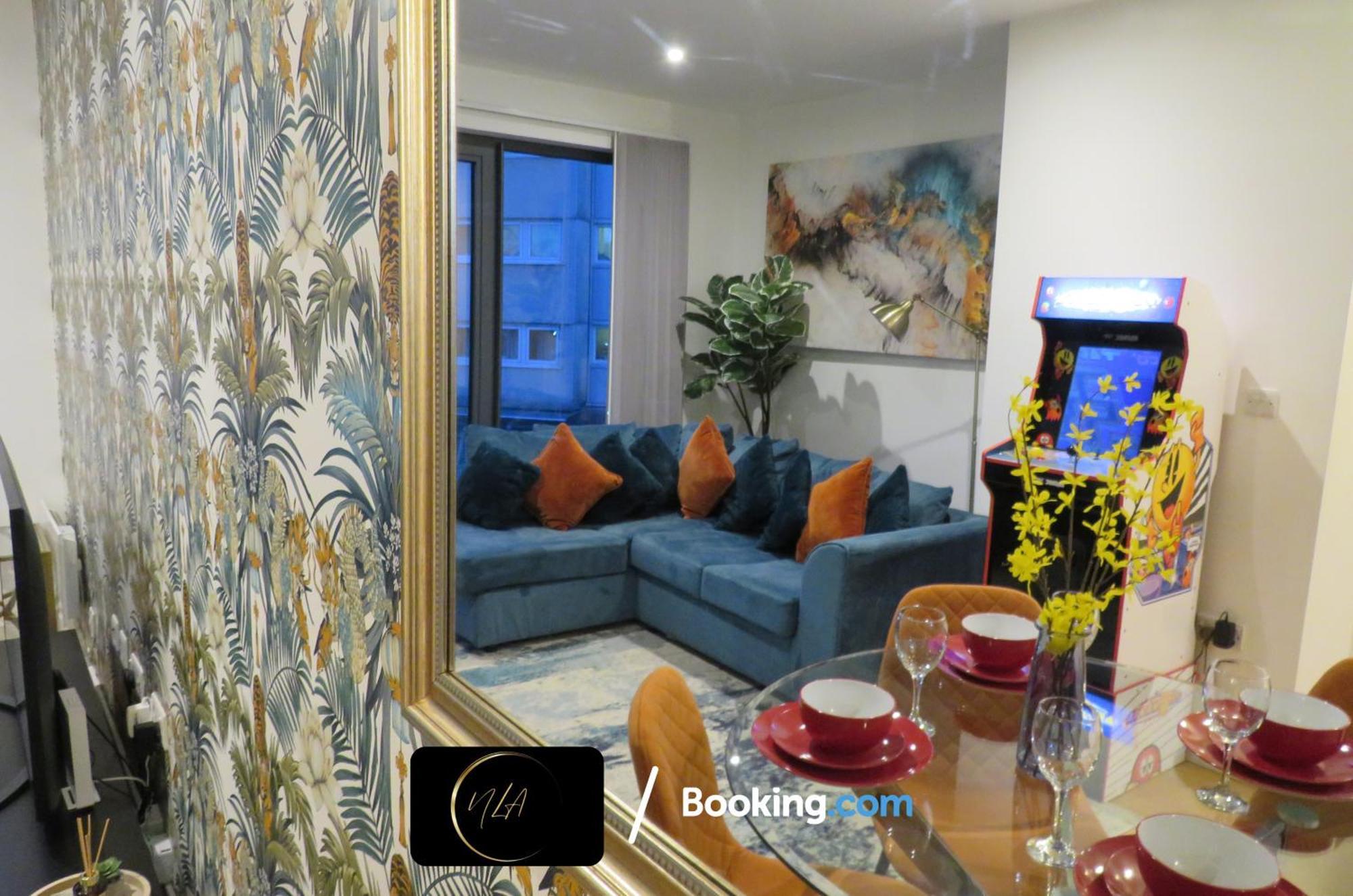 City Centre Apartment With Free Parking, 2 Bathrooms, Netflix And Wifi - Suitable For Contractors And Families - By Noor Luxury Accommodations Бирмингем Экстерьер фото