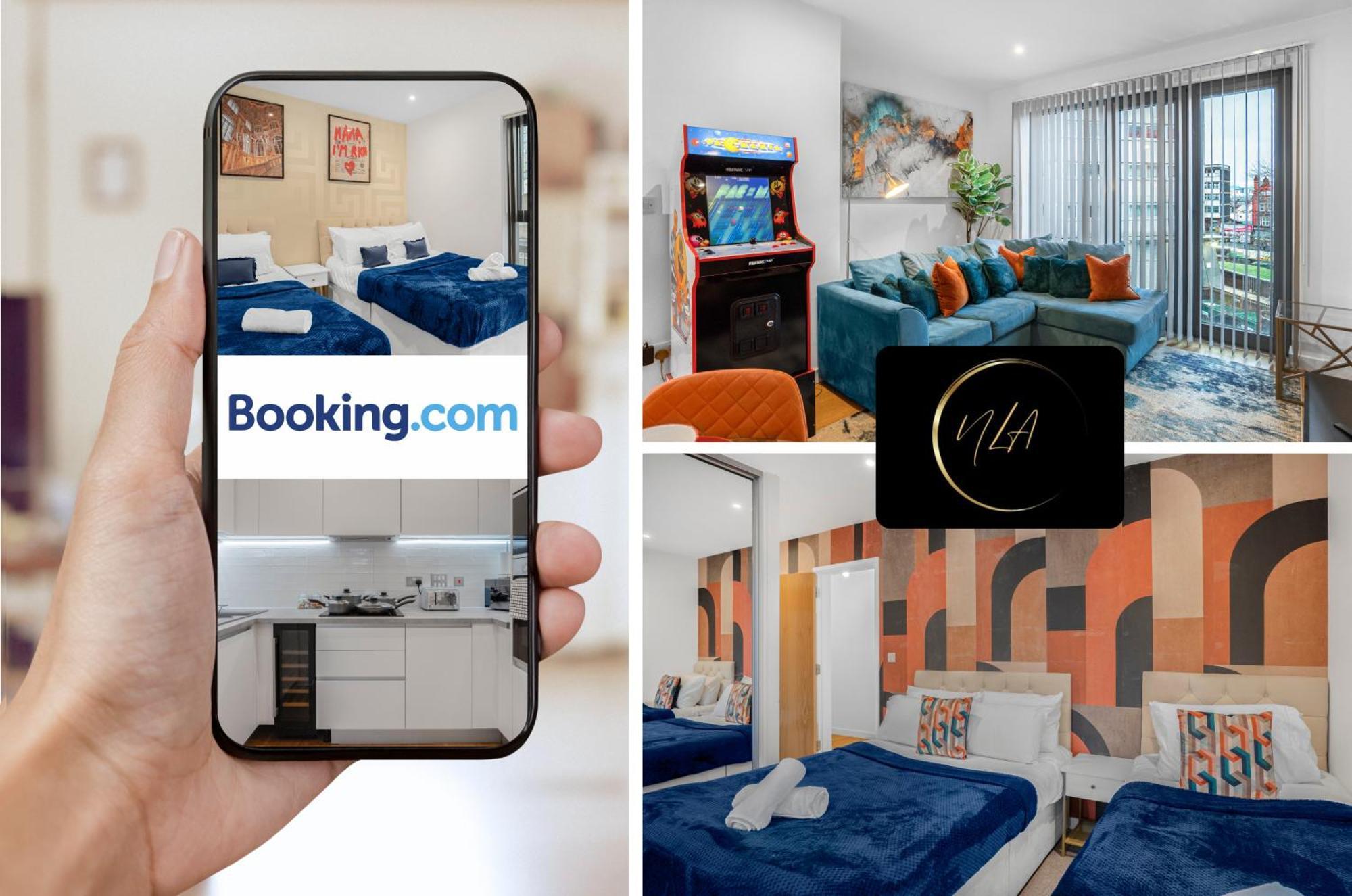 City Centre Apartment With Free Parking, 2 Bathrooms, Netflix And Wifi - Suitable For Contractors And Families - By Noor Luxury Accommodations Бирмингем Экстерьер фото